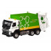 Машина АВТОПАНОРАМА Volvo мусоровоз, зеленый, 1/50, свет, звук, в/к 28*14*10 см