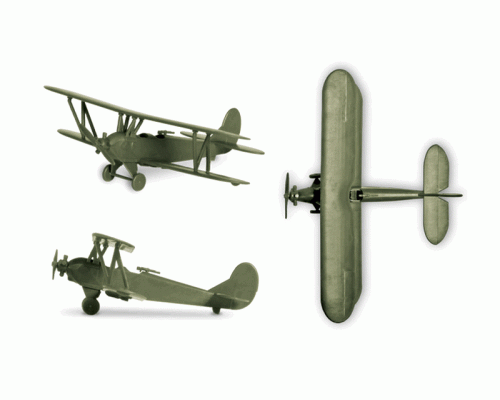 Сборная модель ZVEZDA Ночной бомбардировщик/разведчик По-2, 1/144