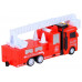 Машина AUTODRIVE Пожарная машина с лестницей фрикционная, свет, звук, в/к 23,5*7*11 см