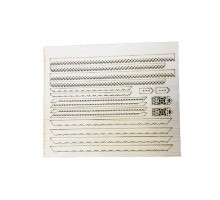 Набор девянных резных элементов украшений для строений в масштабе 1/35 в стиле русского зодчества