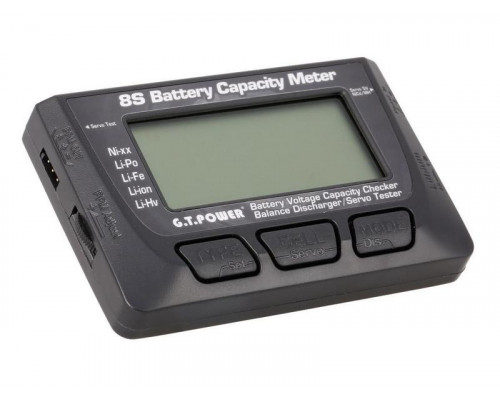 Измеритель емкости Li-Po аккумуляторов 8S G.T.Power