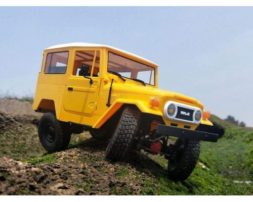 Радиоуправляемая машина WPL японский внедорожник FJ40 (желтая) 4WD 2.4G 1/16 RTR