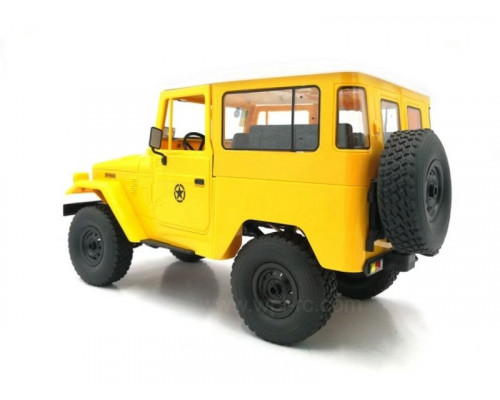 Радиоуправляемая машина WPL японский внедорожник FJ40 (желтая) 4WD 2.4G 1/16 RTR