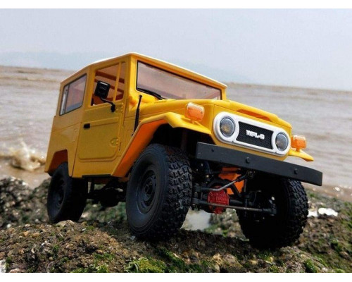 Радиоуправляемая машина WPL японский внедорожник FJ40 (желтая) 4WD 2.4G 1/16 RTR