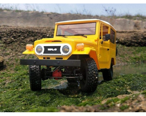 Радиоуправляемая машина WPL японский внедорожник FJ40 (желтая) 4WD 2.4G 1/16 RTR