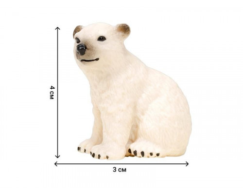 Фигурки игрушки MASAI MARA ММ203-001 серии Мир морских животных: Пингвины и белые медведи 5 пр.