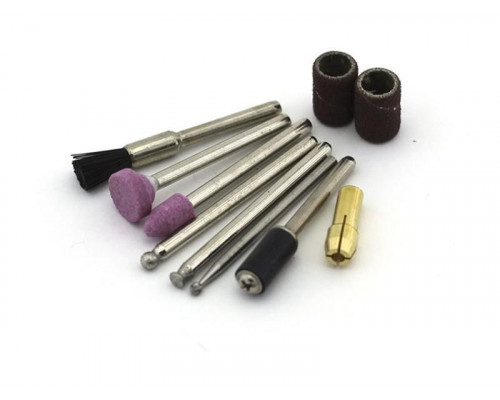 Бормашина 18 В, 5000-18000 об/мин., принадлежности 11 пред., блистер