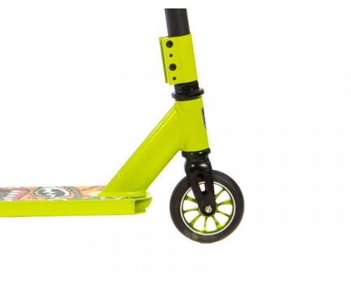 Самокат двухколесный трюковой X-UP (зеленый)