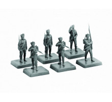 Сборные солдатики ZVEZDA Наполеоника: Русская линейная пехота, 1/72