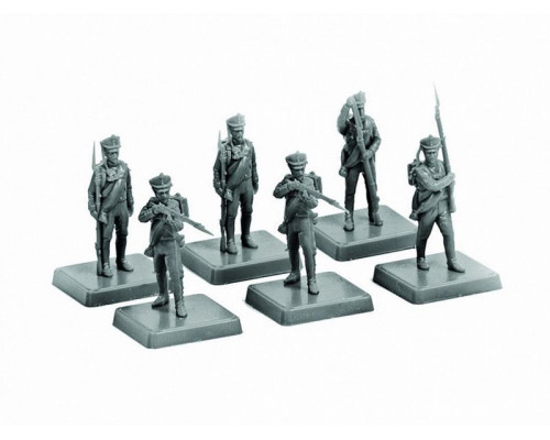 Сборные солдатики ZVEZDA Наполеоника: Русская линейная пехота, 1/72