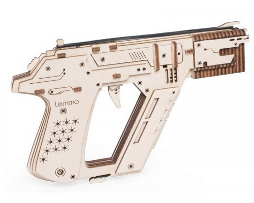 Деревянный конструктор Lemmo Бластер, 63 детали