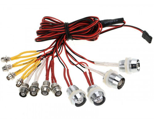 Комплект подсветки G.T.Power L12 (12 светодиодов) для радиоуправляемых автомоделей