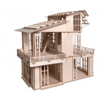 Деревянный конструктор Lemmo Дом "ЛОФТ", 281 деталь