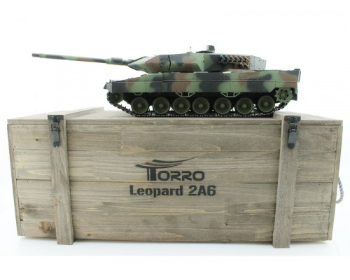 Радиоуправляемый танк Taigen 1/16 Leopard 2 A6 (Германия) (для ИК боя) САМО V3.0 2.4G RTR