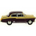 Машина АВТОПАНОРАМА ГАЗ-21 Волга 1/24 в/к  26*12*11см, желто-бордовая
