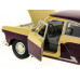 Машина АВТОПАНОРАМА ГАЗ-21 Волга 1/24 в/к  26*12*11см, желто-бордовая