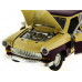 Машина АВТОПАНОРАМА ГАЗ-21 Волга 1/24 в/к  26*12*11см, желто-бордовая