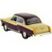 Машина АВТОПАНОРАМА ГАЗ-21 Волга 1/24 в/к  26*12*11см, желто-бордовая
