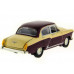 Машина АВТОПАНОРАМА ГАЗ-21 Волга 1/24 в/к  26*12*11см, желто-бордовая