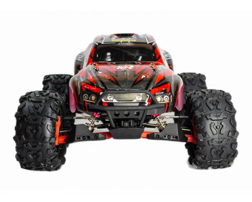 Радиоуправляемый монстр Remo Hobby Dinosaurs Master Brushless UPGRADE PLUS (красный) 4WD 2.4G 1/8 RTR
