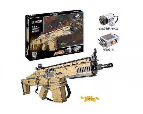 Конструктор CADA штурмовая винтовка Scar (1406 деталей)