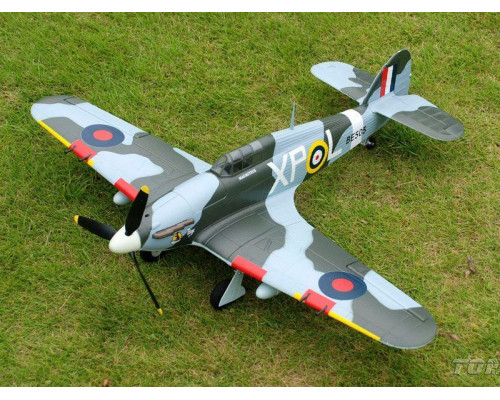 Радиоуправляемый самолет Top RC Hurricane зеленый 750мм 2.4G 4-ch LiPo RTF