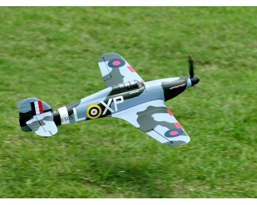 Радиоуправляемый самолет Top RC Hurricane зеленый 750мм 2.4G 4-ch LiPo RTF