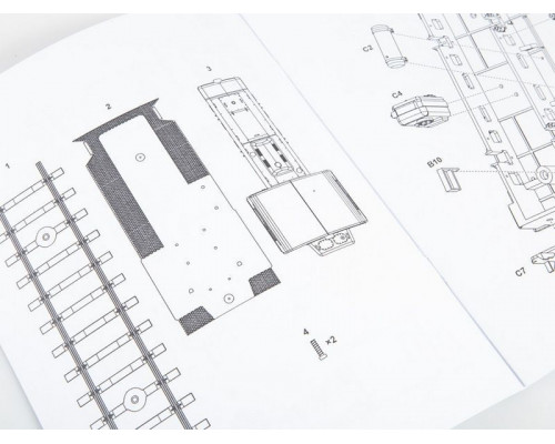 Сборная модель AVD Тепловоз ТГК-2