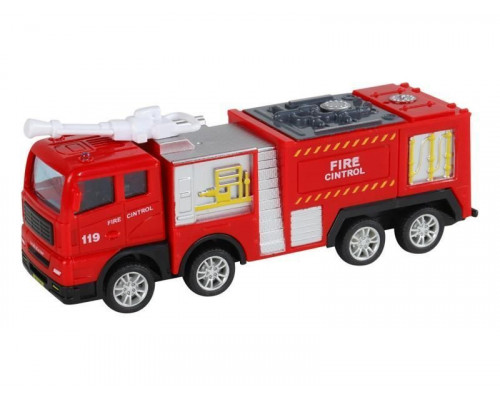 Машина AUTODRIVE Пожарная 16см инерционная, в/п 26,4*4*18,5см