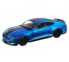 Машина "АВТОПАНОРАМА" Ford Shelby GT350, синий, 1/32, свет, звук, инерция, в/к 17,5*13,5*9 см