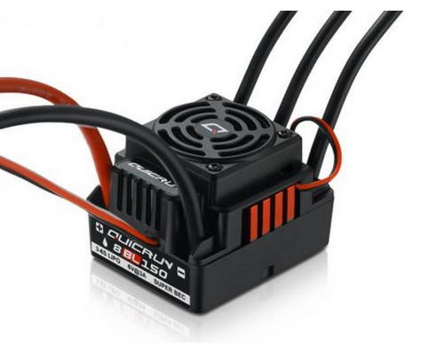 Бесколлекторный бессенсорный регулятор Hobbywing QuicRun-WP-8BL150-V2-CTP (150A-1080A, 1/8)