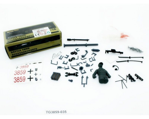 Набор наклеек и аксессуаров для танка Panzer IV F2, неокрашен