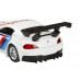 Машина АВТОПАНОРАМА BMW Z4 GT3, 1/38, белый, инерция, откр. двери, в/к 17,5*12,5*6,5 см