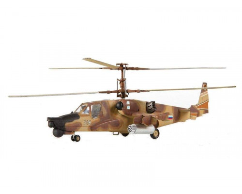 Сборная модель ZVEZDA Российский ударный вертолет Черная акула, подарочный набор, 1/72