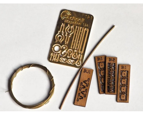 Сборная деревянная модель корабля Technell Швертбот 12 футов, 1/24