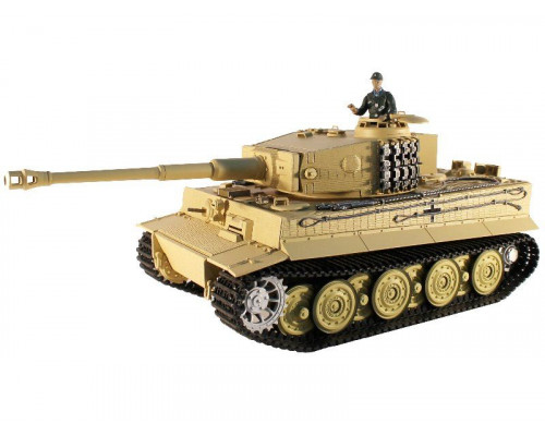 P/У танк Taigen 1/16 Tiger 1 (Германия, поздняя версия) 2.4G RTR песочный