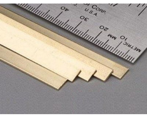 KS полоска латунная 300х0,5х6мм (3шт.)