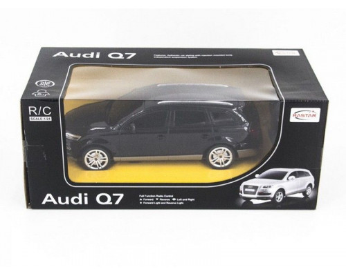 Р/У машина Rastar Audi Q7 1:24, цвет чёрный 27MHZ