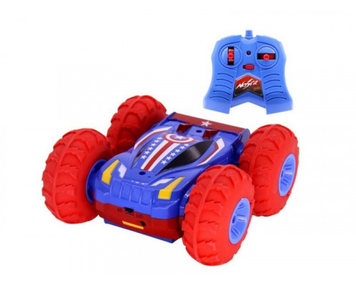 Р/У машинка-перевертыш Huan Qi HQ568, надувные колеса, акб