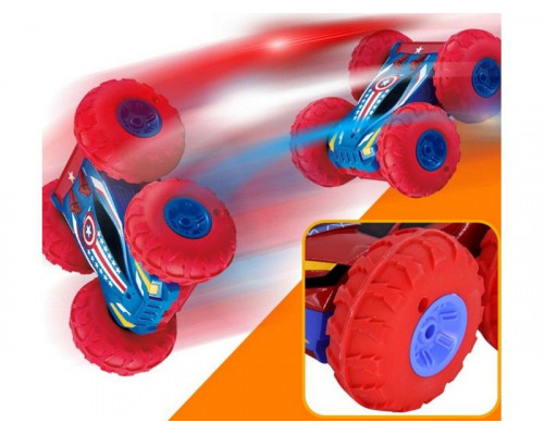 Р/У машинка-перевертыш Huan Qi HQ568, надувные колеса, акб