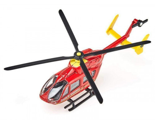 Вертолет Siku 1647 Медицинская авиация 1/87, 14.5 см, красный