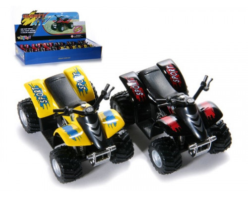 Машина Kinsmart Smart ATV инерция (1/12шт.) б/к