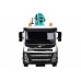 Машина АВТОПАНОРАМА Volvo бетононасос, белый, 1/50, свет, звук, в/к 28*14*10 см