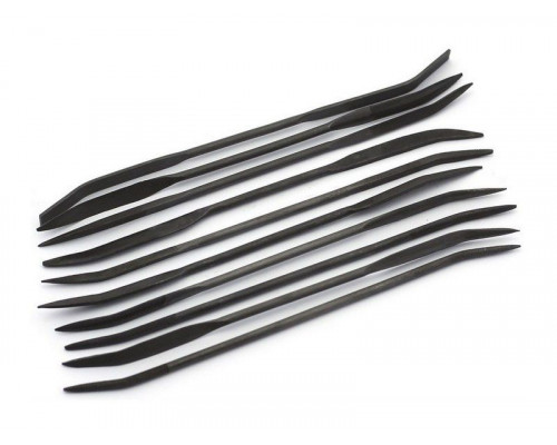 Набор рифелей, 10 шт., блистер + чехол, шт