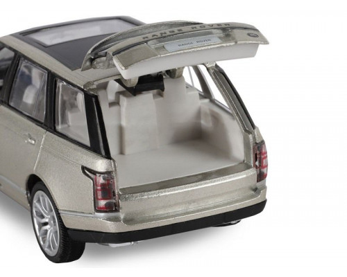 Машина АВТОПАНОРАМА 2013 Range Rover, золотой, 1/34, свет, звук, инерция, в/к 17,5*13,5*9 см