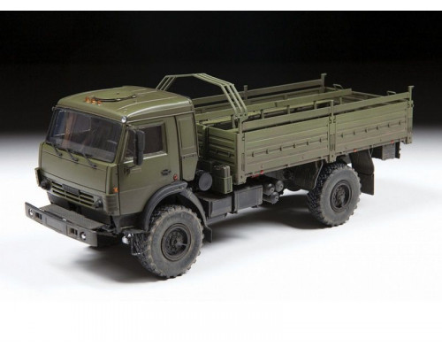 Сборная модель ZVEZDA Российский двухосный грузовой автомобиль К-4350, 1/35