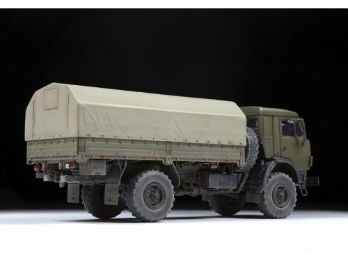 Сборная модель ZVEZDA Российский двухосный грузовой автомобиль К-4350, 1/35
