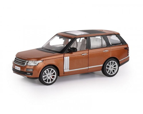 Машина АВТОПАНОРАМА Range Rover, оранжевый, 1/26, свет, звук, в/к 24,5*12,5*10,5 см