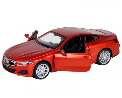 Машина АВТОПАНОРАМА BMW M850i Coupé, 1/35, красный, откр. двери, свет, звук, в/к 18*9*13,5 см