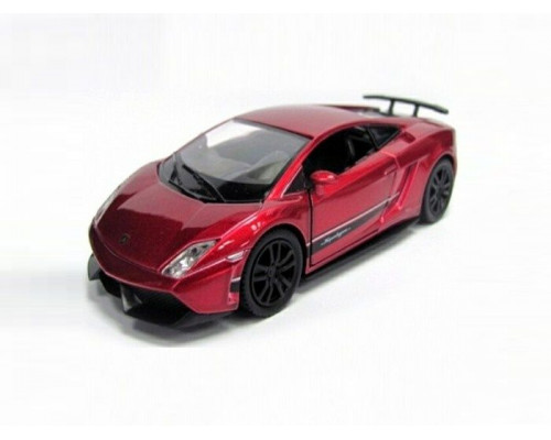 Машина Ideal 1:30-39 Lamborghini Gallardo LP570-4 Superlegger (блест. метал. крас.)